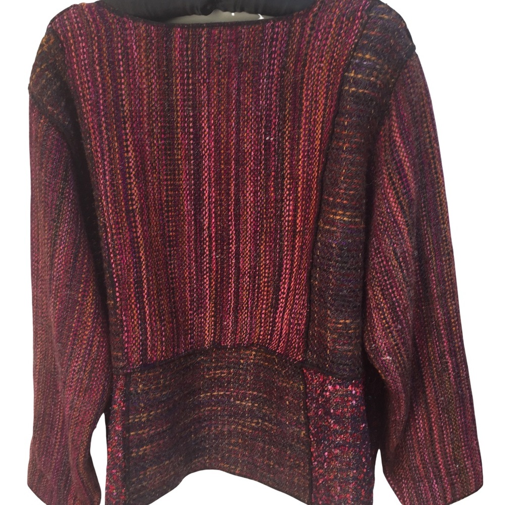 Coldwater Creek Patchwork Jacket One Button Close… - image 2